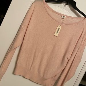 Pink off the shoulder Sweater